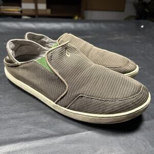 Olukai Nohea Men's 12 Mesh Tan Washable Slip On Shoes - 81